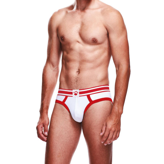 Slip BRIEF Prowler Blanc-Rouge