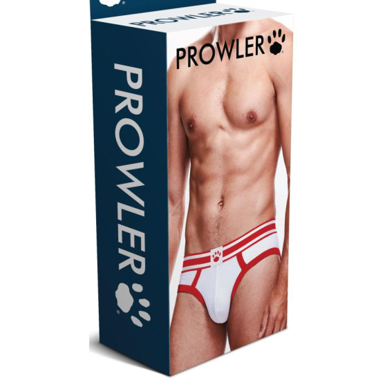 Slip BRIEF Prowler Blanc-Rouge