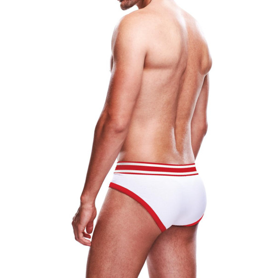 Slip BRIEF Prowler Blanc-Rouge
