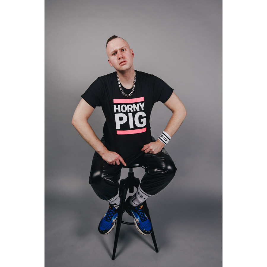 T-shirt Sk8erboy Horny Pig