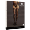 Collant effet porte-jarretelles Olivia - Noir