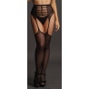 Collant ouvert taille haute Eyleen - Noir