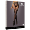 Collant effet porte-jarretelles Laurie - Noir
