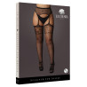 Porte-jarretelles et Bas LACE TOP Noir