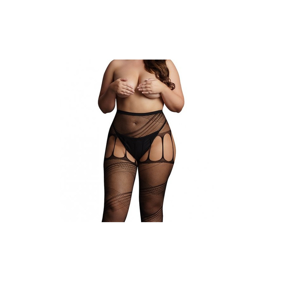 Panty CROTCHLESS CUT-OUT Noir