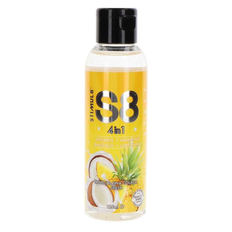 Lubrifiant Comestible Coco Pina Colada 4in1 S8 125mL