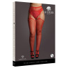 Collants à jarretelles RHINESTONE Rouges
