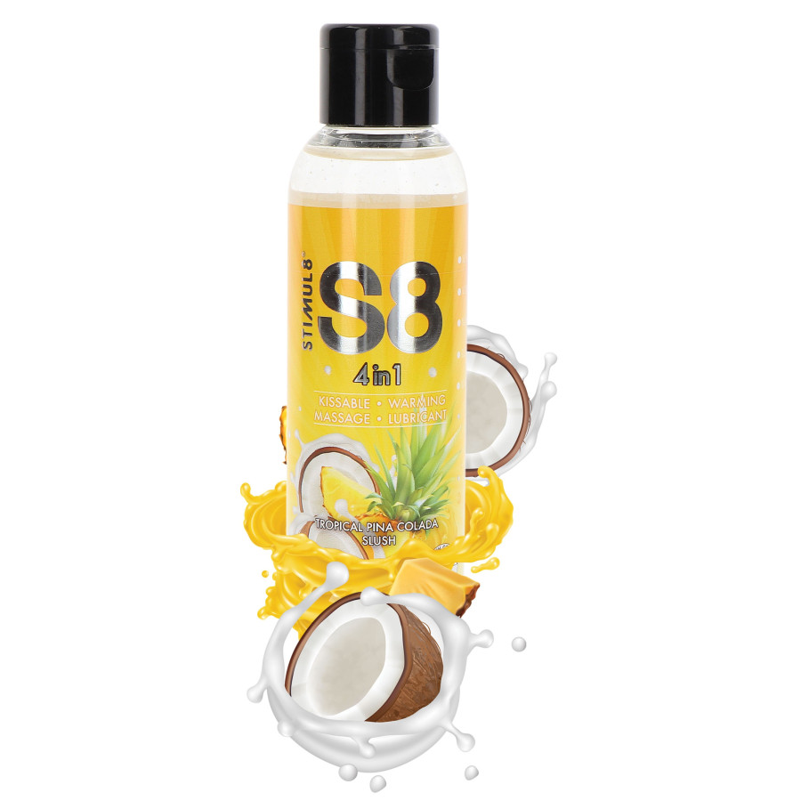 Lubrifiant Comestible Coco Pina Colada 4in1 S8 125mL