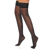 Bas Toucher satin Noirs