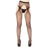 Collants Fishnet Suspender Noirs