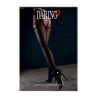 Collants avec ouverture arrière Satin Touch Suspender Noirs