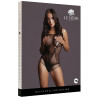 Body Contrast Net Teddy Noir