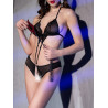 Body ouvert Candice - Noir