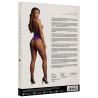 Body ouvert et jarretières Salsa - Violet