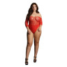 Body CROTCHLESS Rouge