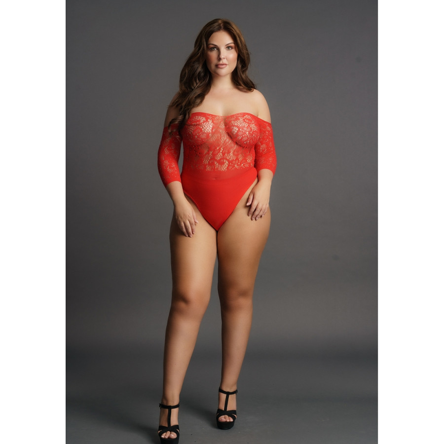 Body CROTCHLESS Rouge