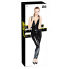 Combinaison Vinyl Overall Zip V Noire