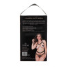 Harnais Bra Chain Noir-Doré
