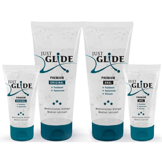 Pack Lubrifiants Premium Just Glide x4