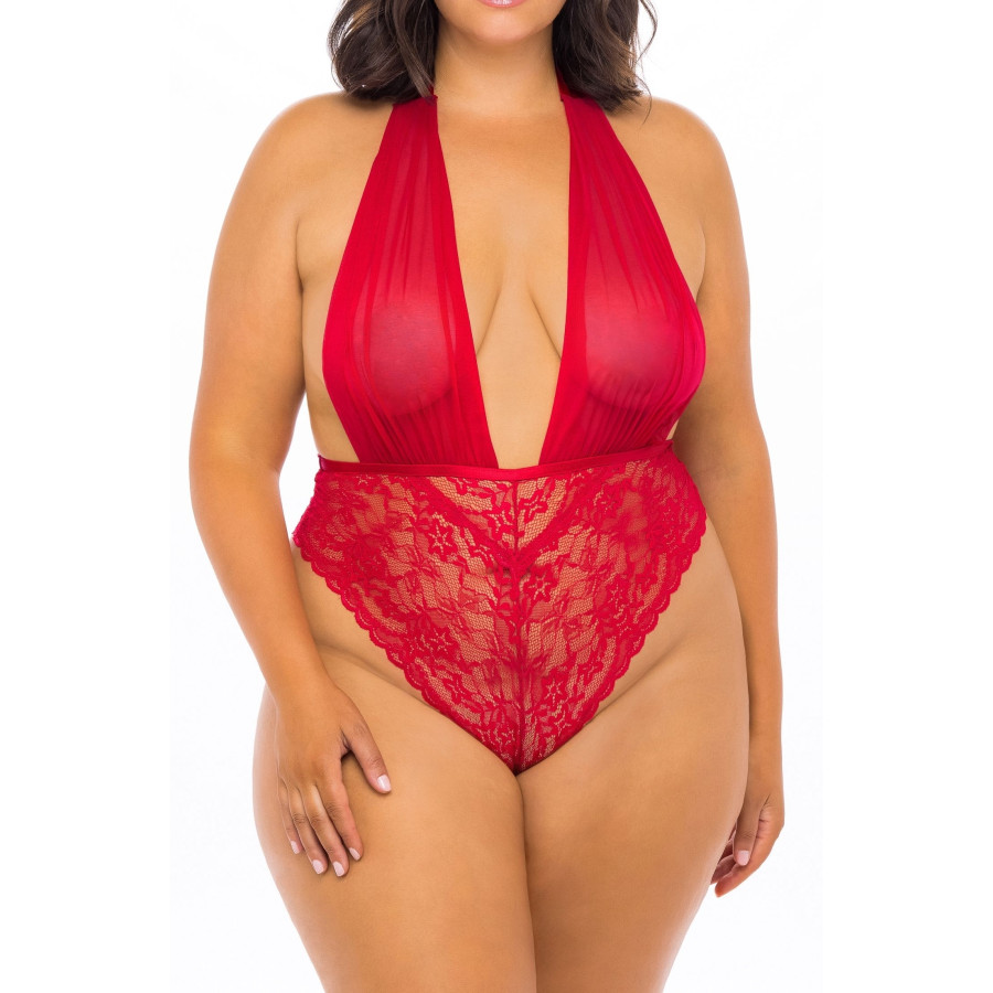 Body Aria Rouge Grande Taille