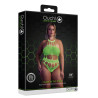 Body à encolure grecque Vert Fluo