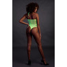 Body Filet Dos nu Vert Fluo