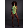 Body Filet Dos nu Vert Fluo