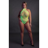 Body Filet Dos nu Vert Fluo