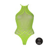 Body Filet Dos nu Vert Fluo