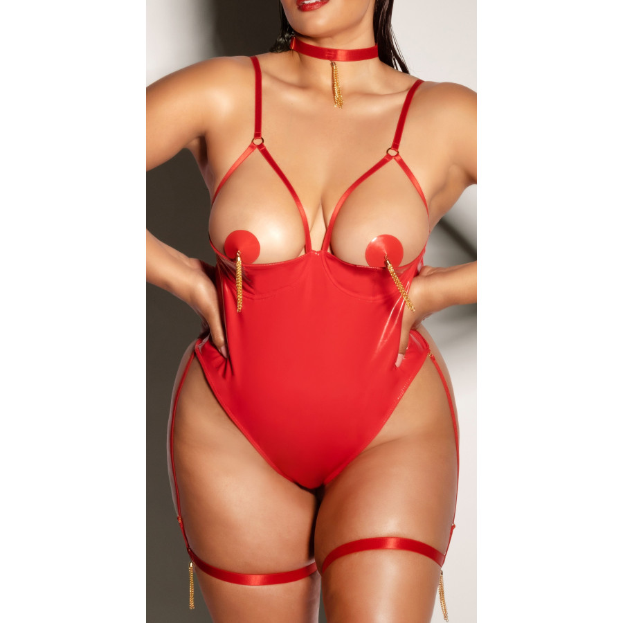 Body Play Rouge Grande taille