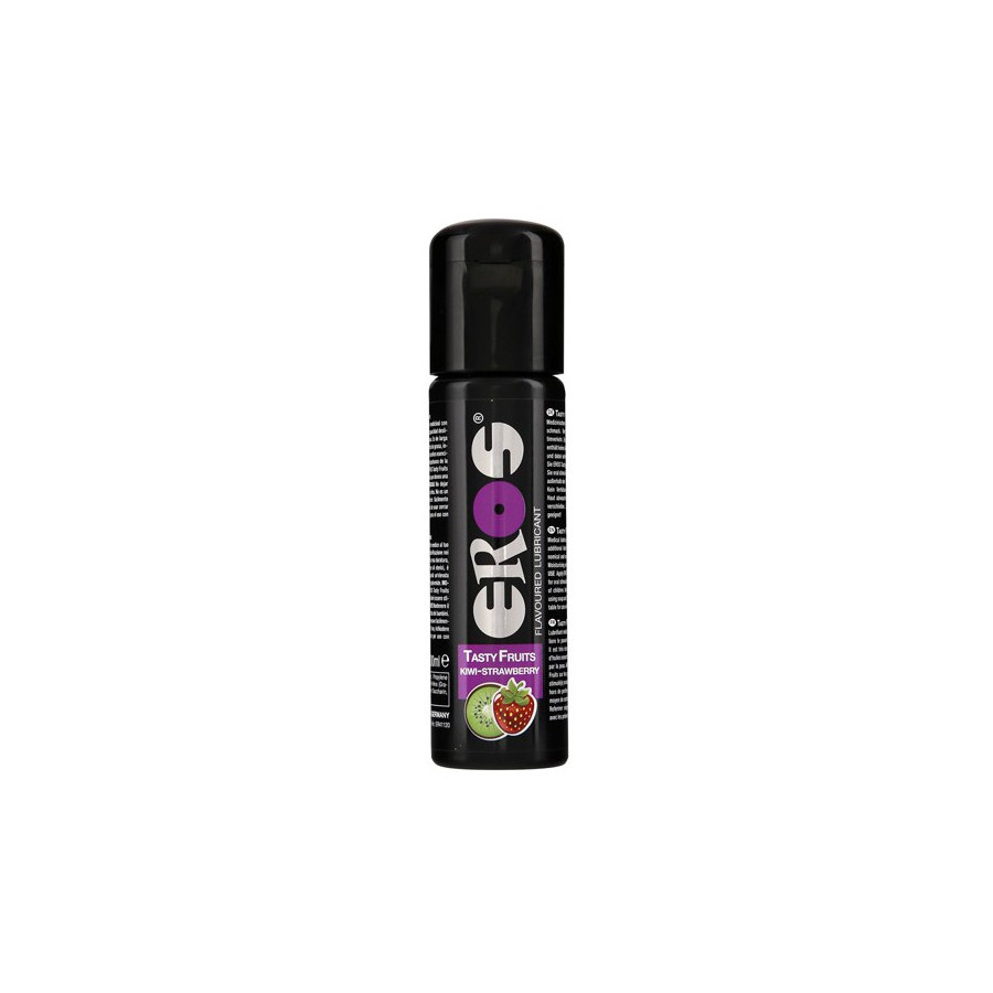 Lubrifiant Tasty Fruits aromatisé Fraise/Kiwi - 100 ML Lubrifiant Tasty Fruits aromatisé Fraise/Kiwi - 100 ML