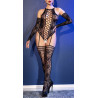 Ensemble Body + Gants Efflora Noirs