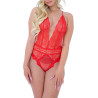 Body Deep-V Lace Rouge