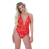 Body Deep-V Lace Rouge