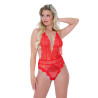 Body Deep-V Lace Rouge