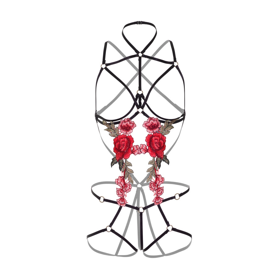 Body Rose Strappy avec Cache-seins