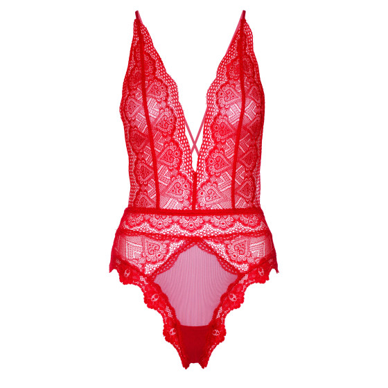 Body Deep-V Lace Rouge