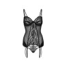 Bustier Porte-Jarretelles Lace Cami Noir