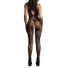 Combi sexy Criss Cross Neck Noir