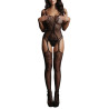 Combi sexy Fishnet Lace Noir
