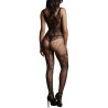 Combin sexy Lace Fishnet Noir