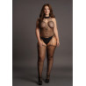 Body Porte-Jarretelles CHOKER FISHNET Noir