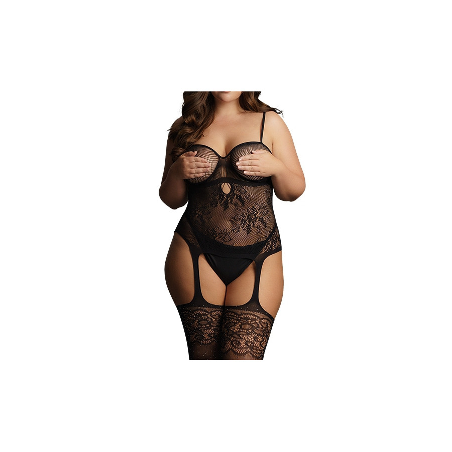 Combinaison RHINESTONE Noire