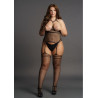Combinaison Résille STRAPPY Noire