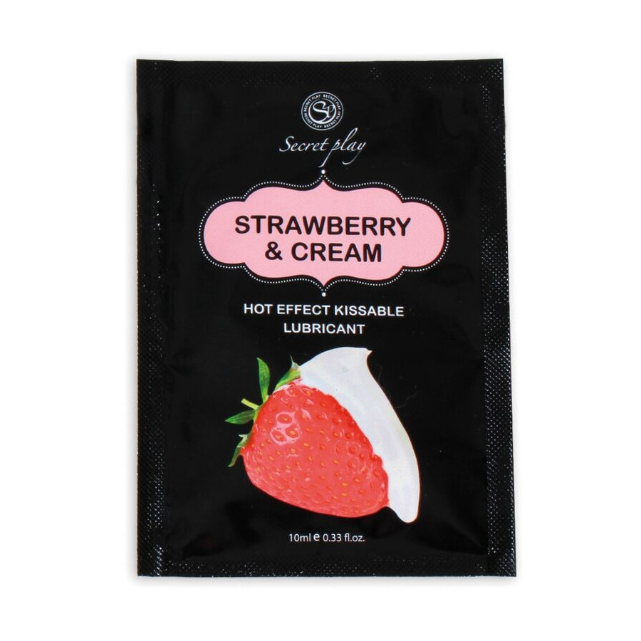 Dosette Lubrifiant embrassable Kissable Fraise 10ml