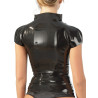T-shirt en latex Noir