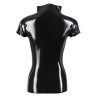 T-shirt en latex Noir