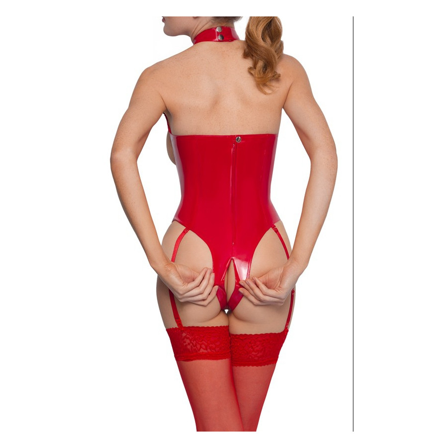 Body ouvert VINYL BODY OPEN Rouge
