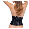 Corset VINYL WAIST CINCHER Noir