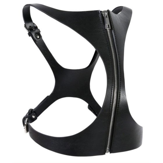 Corset SM Vinyle Noir